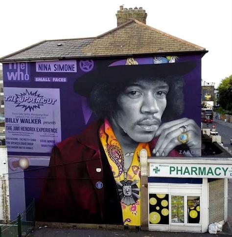 Streetartwall. In memory of the legendary concerts at 