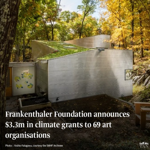 The Frankenthaler Foundation has announced $3.3m in climate grants