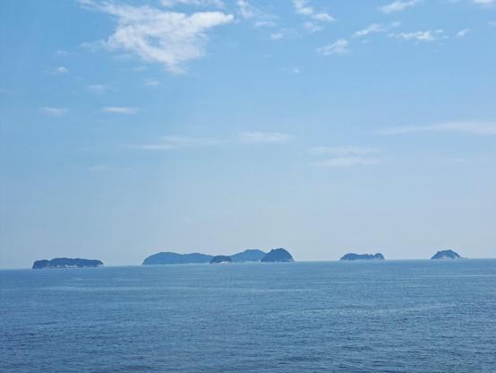 Islas del Mar Interior de Seto desde el ferry.