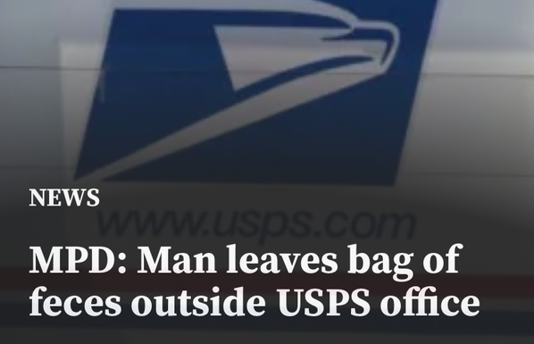 NEWS
MPD: Man leaves bag of feces outside USPS office