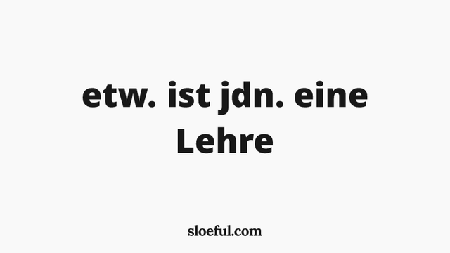 Learn German with Sloeful!