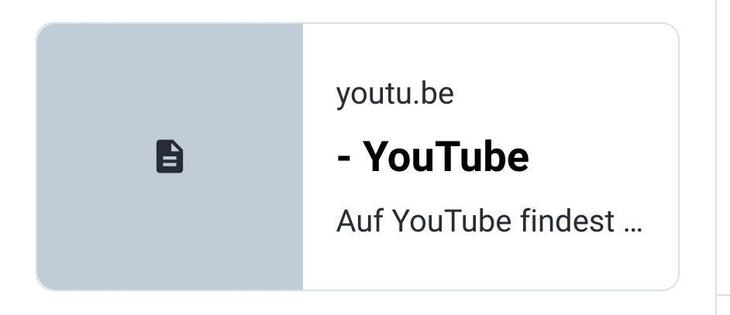 image of YouTube preview with just generic text