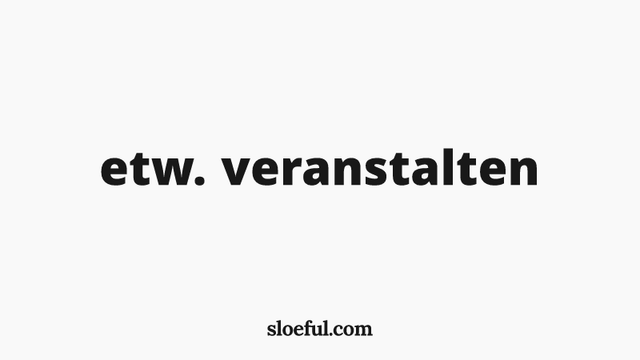 Learn German with Sloeful!