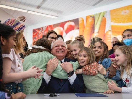 Mar 18, 2023
Minnesota Governor Tim Walz signs law guaranteeing free school breakfast & lunch for all kids in the state,