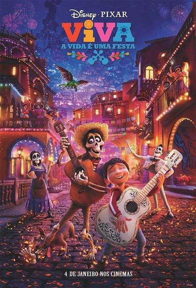 Poster do filme Viva - A vida é uma festa, da Disney Pixar.