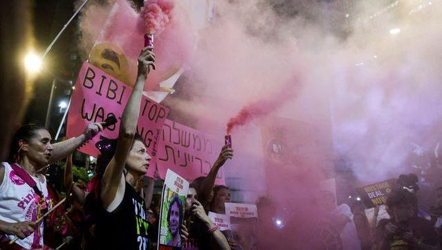 Manifestacions per l'alliberament dels ostatges i contra Netanyahu a Tel-Aviv (Reuters/Ricardo Moraes)