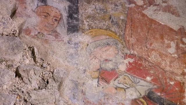 📽️ Surten a la llum noves pintures murals del segle XV a l'església de Sant Julià de Garòs (video: 00:01:39)