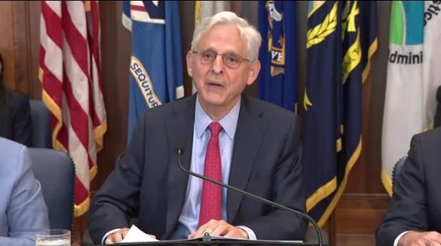 Merrick Garland hosts the Election Threats Task Force meeting