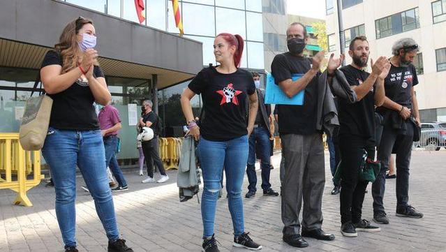 La Guàrdia Civil va detenir a Sabadell la majoria de CDR acusats de terrorisme per protestes relacionades amb el procés (ACN/Albert Segura Lorrio)