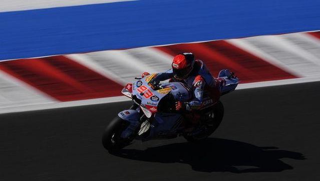 Marc Márquez durant els entrenaments a Misano (EFE)