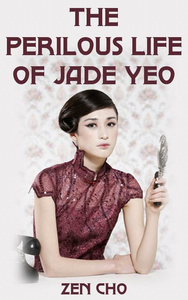 cover of Zen Cho's 'The Perilous Life of Jade Yeo. A young woman looks out at the reader, holding a vanity mirror in her left hand