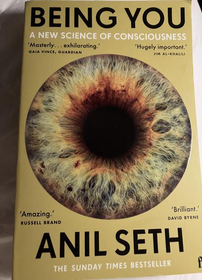 Paperback cover- Being You. The New Science of Consciousness by Anil Seth.