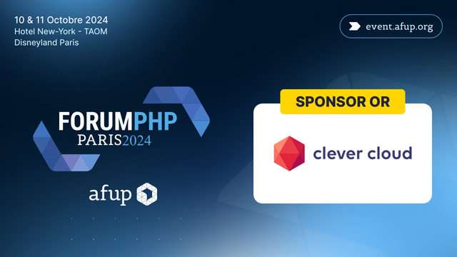 Sponsor Or Clever Cloud au Forum PHP 2024