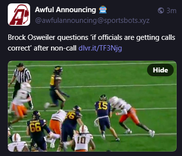 Brock Osweiler questions ‘if officials are getting calls correct’ after non-call