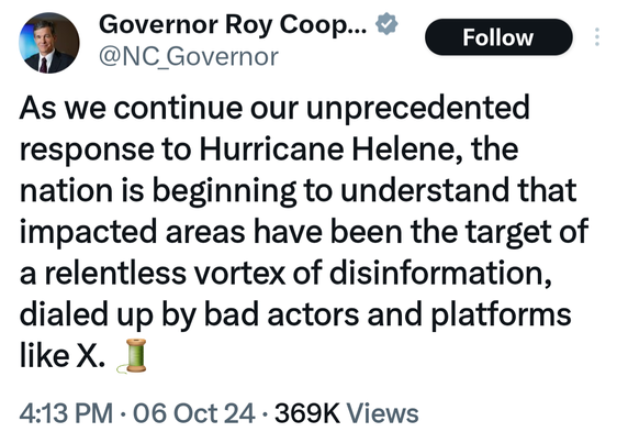 Gov Roy Cooper 