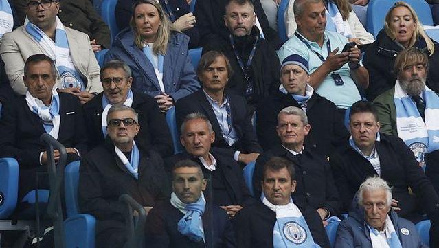 Txiki Begiristain, el 22 de setembre, mirant un partit del City a l'estadi dels 