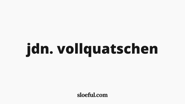 Learn German with Sloeful!