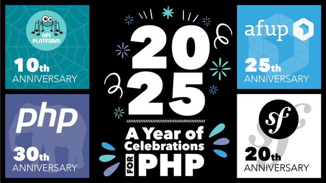A year of celebrations for PHP