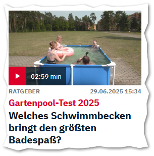 Gartenpool-Test 2025
Welches Schwimmbecken bringt den größten Badespaß?
