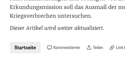 Dieser Artikel wird weiter aktualisiert.