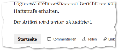 Dieser Artikel wird weiter aktualisiert.