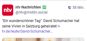 "Ein wunderschöner Tag": David Schumacher hat seine Vivien in Salzburg geheiratet