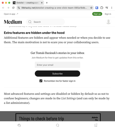 Posted media
