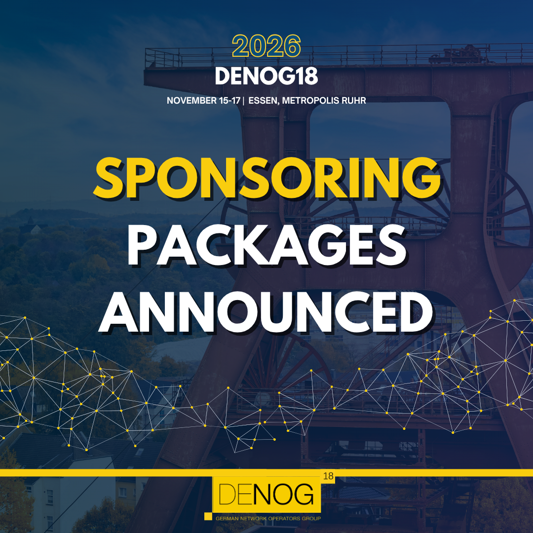 Sponsoring Packages announced