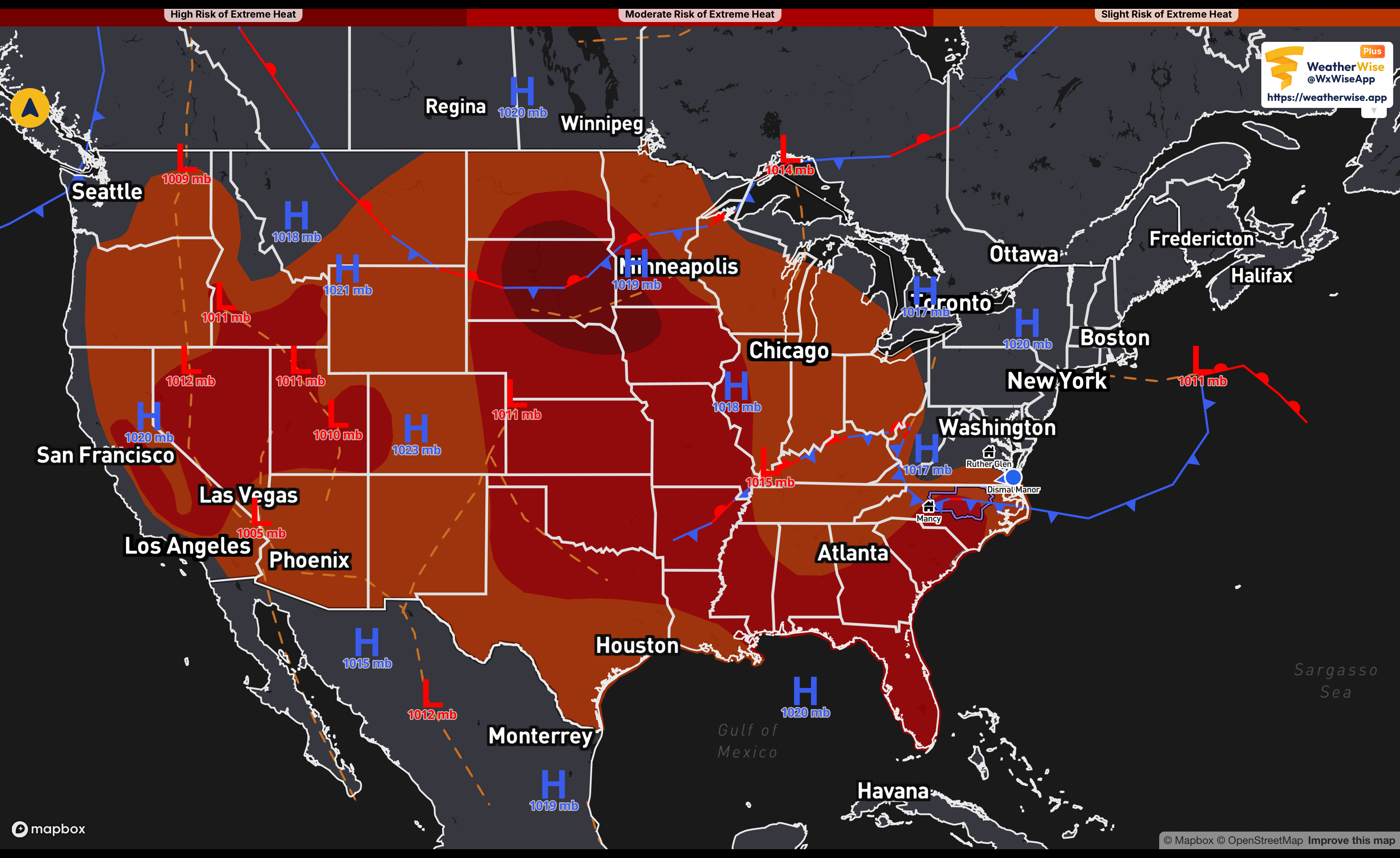 Probability of extreme heat Wednesday. No advisories for the 757.