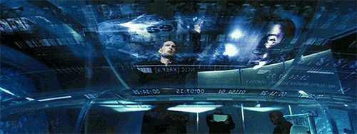 Minority Report - looking through precognition sights