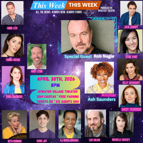 Chelsea Spirito walks us through a few headlines and then invites us to This Week This Week's show this week in LA.